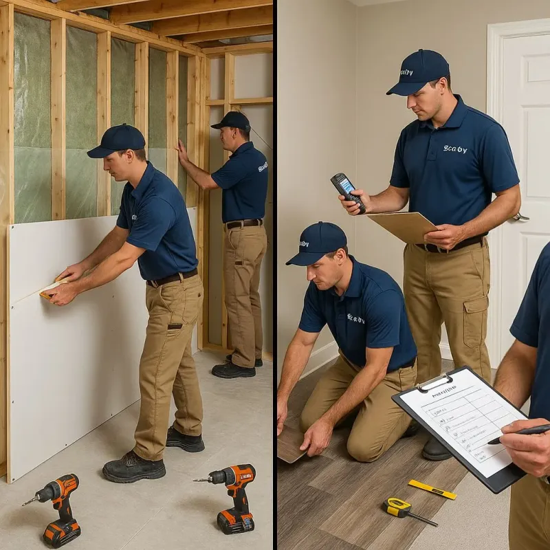 Repairs and Reconstruction process in Sierra View, PA